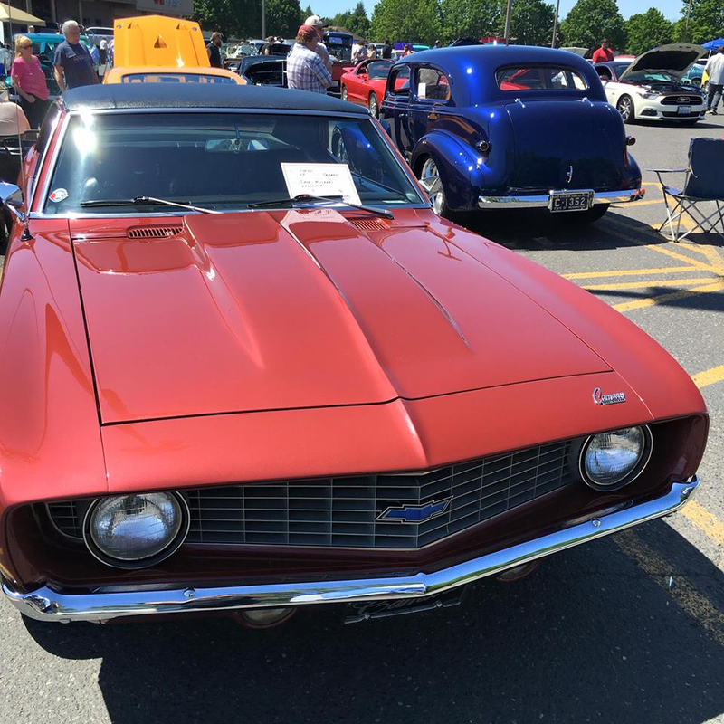 Illustration for article titled Columbia River Camaro Club - First outdoor car show of the summer.